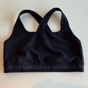 Under Armour Women's Midnight Black Sports Bra